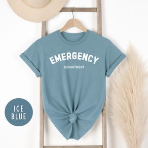Camiseta de enfermera de urgencias Comfort Colors®, camiseta de enfermera de urgencias, enfermera de medicina de emergencia, regalo de enfermera de urgencias, regalos de enfermería