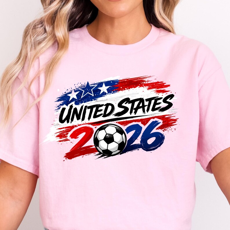 2026 Country Football T-Shirt, Football Fan Tee, Nation Inspired Graphic Shirt, Cup 2026 Collection image 5