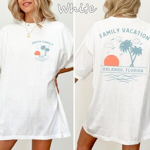 Custom Family Vacation Shirt, Matching Trip Shirts, Personalized Family Trip Tee, Beach Vacation Shirt, Group Travel Outfit, Comfort Colors bild 7