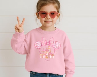 Sweat Minnie Château Disney, Sweat Disney Magic Kingdom, Sweat à capuche Château Disney, Pull Minnie Disney