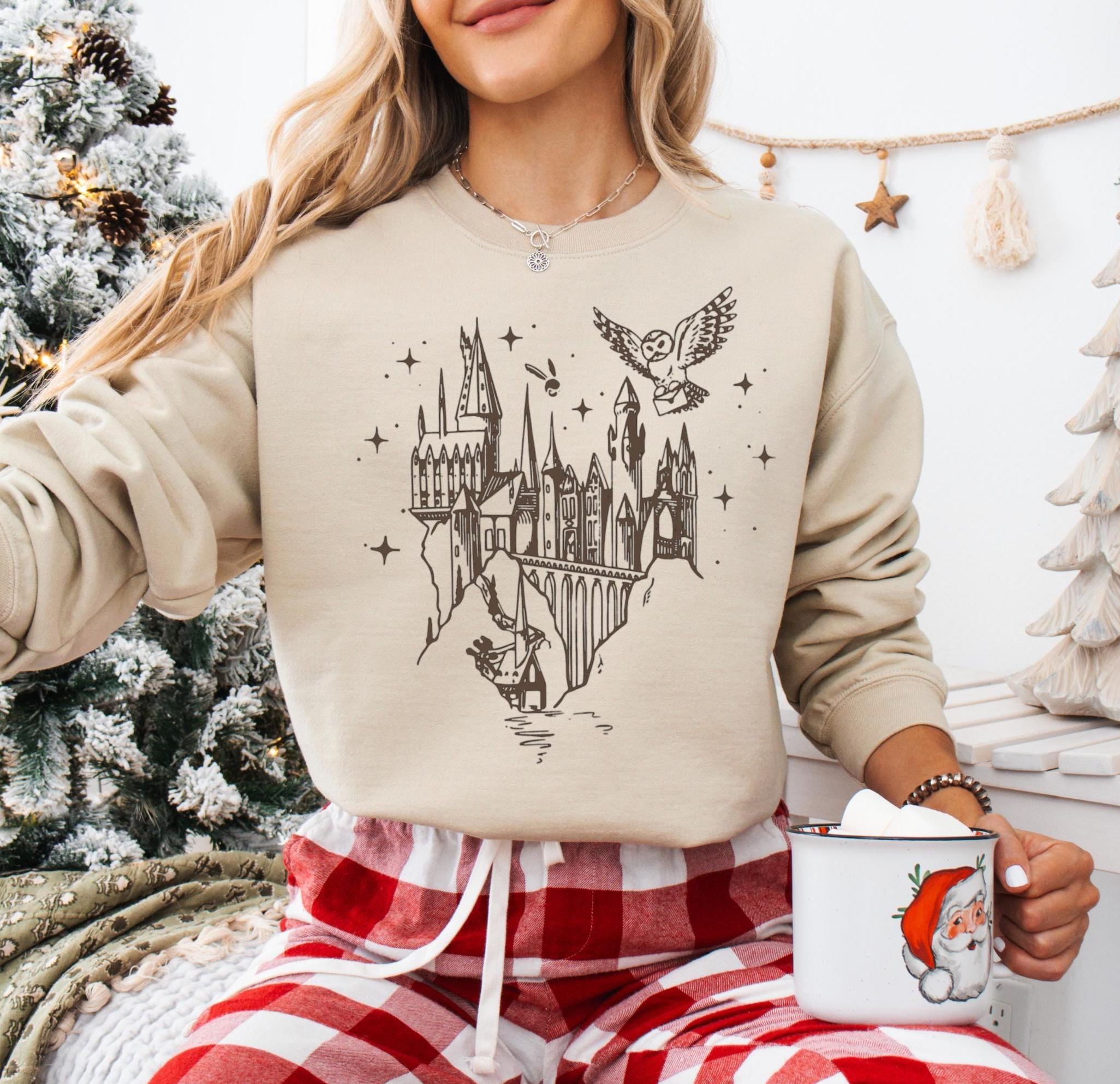 Magical Wizard Castle Owl Sweatshirt | Fantasycore Pullover Cozy Wear