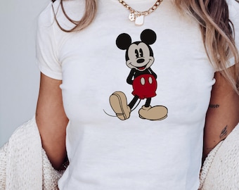 Camiseta retro de Mickey Disney para bebé, camiseta clásica de Mickey para bebé, camiseta de Mickey Mouse estilo Y2K de los 90