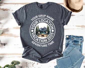 Custom Lake Trip Shirts for Family – Lake Vacation Shirts – Matching Lake Camping Group Tees – Personalized Family Lake Shirts