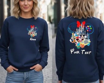 Custom Disney Trip 2026 Sweatshirt, Disneyland 2026 Sweater, 2026 Disney Birthday Tee, Disney Family Sweater, Disneyworld, Magic Kingdom Tee