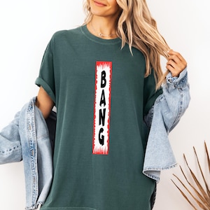 Comfort Colors®  BANG Vintage Cowboy T-Shirt, Western Y2k Baby T-Shirt, Western Bachelorette T-Shirt, retro cowboy shirt, cowgirl t-shirt