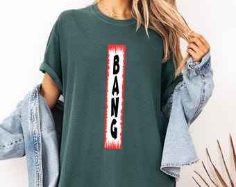 Comfort Colors®  BANG Vintage Cowboy T-Shirt, Western Y2k Baby T-Shirt, Western Bachelorette T-Shirt, retro cowboy shirt, cowgirl t-shirt