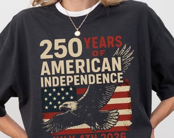 Camiseta retro USA 250 Comfort Colors® Celebra el 250.º aniversario Camiseta del Día de la Independencia Camiseta con la bandera de EE. UU. Camiseta del 4 de julio Regalo patriótico