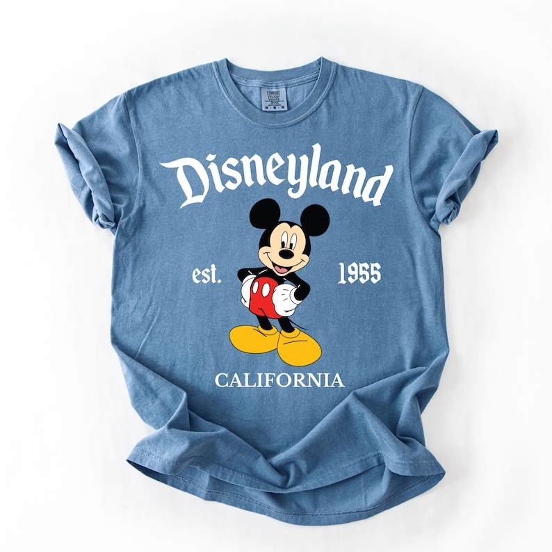 Disneyland Est. 1955 Matching Tee, Mickey and Friends EST Shirt, Retro Mouse and Friends Shirt, Family Trip Shirt, Family Vacation Shirt bild 2