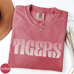 Comfort Colors® Tigers Shirt, Comfort Colors Tigers Spieltag Shirt, Tiger Maskottchen Shirt, Lehrer Spieltag Shirt, Tailgate Fußball Mama