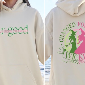 Retro Wicked Together We’re Unlimited Sweatshirt, Defy Gravity Broomstick Magic Wand Sweater, Wicked The Musical, Wizard Movie Fan Sweater
