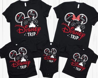 Camisetas personalizadas de vacaciones familiares de Disney 2026, camiseta de viaje familiar a Disney, camisetas a juego para viajes a Disney, camisetas del equipo familiar de Disneyland, camiseta de Disney