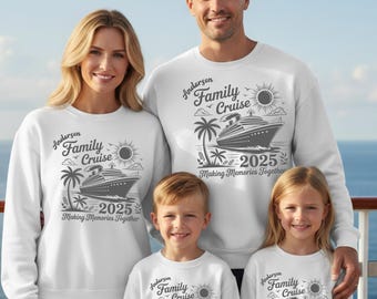 Custom Cruise 2026 Tee, Custom Family Name Cruise Sweatshirt, Family Vacation Matching Hoodie ,New Year 2026 Cruise Gift