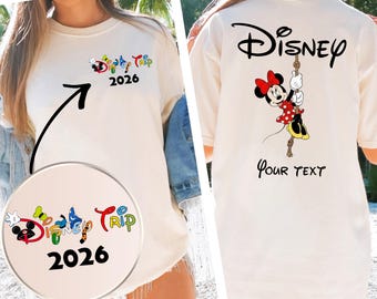 Camiseta de viaje a Disney 2026, camiseta de vacaciones familiares, camisetas Disney a juego, camiseta Disney personalizada, atuendo de viaje mágico, camiseta Comfort Colors®