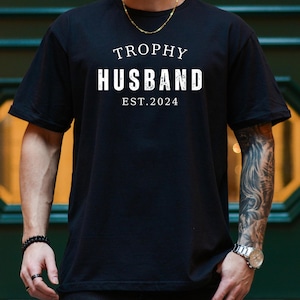 Funny Trophy Husband Shirt, Gift from Wife, Husband Anniversary Shirt, Cute Husband Tee, Funny Gift for Him