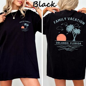 Custom Family Vacation Shirt, Matching Trip Shirts, Personalized Family Trip Tee, Beach Vacation Shirt, Group Travel Outfit, Comfort Colors bild 5