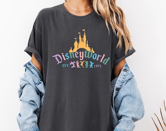 Disney World Comfort Colors® Shirt, Disneyworld Est.1971 Shirt, Disney Trip Shirt, Matching Disney Vacation Tee, Mickey and Friends Shirt