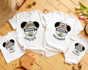 Personalized Disney Animal Kingdom Shirts, Custom Disney Safari Shirts, Animal Kingdom Family Shirt, Disneyworld Safari Shirt, Safari Tee