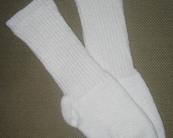 New Warm and Soft Hand Knit Socks (9.0 inches length)