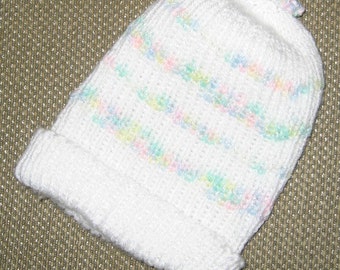 NEW Soft Cuddly Hand Knit Baby Cap