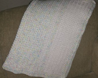New Soft and Cuddly Hand Crocheted Baby Blanket