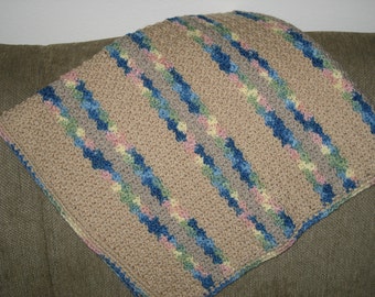 New Soft and Cuddly Hand Crocheted Baby Blanket