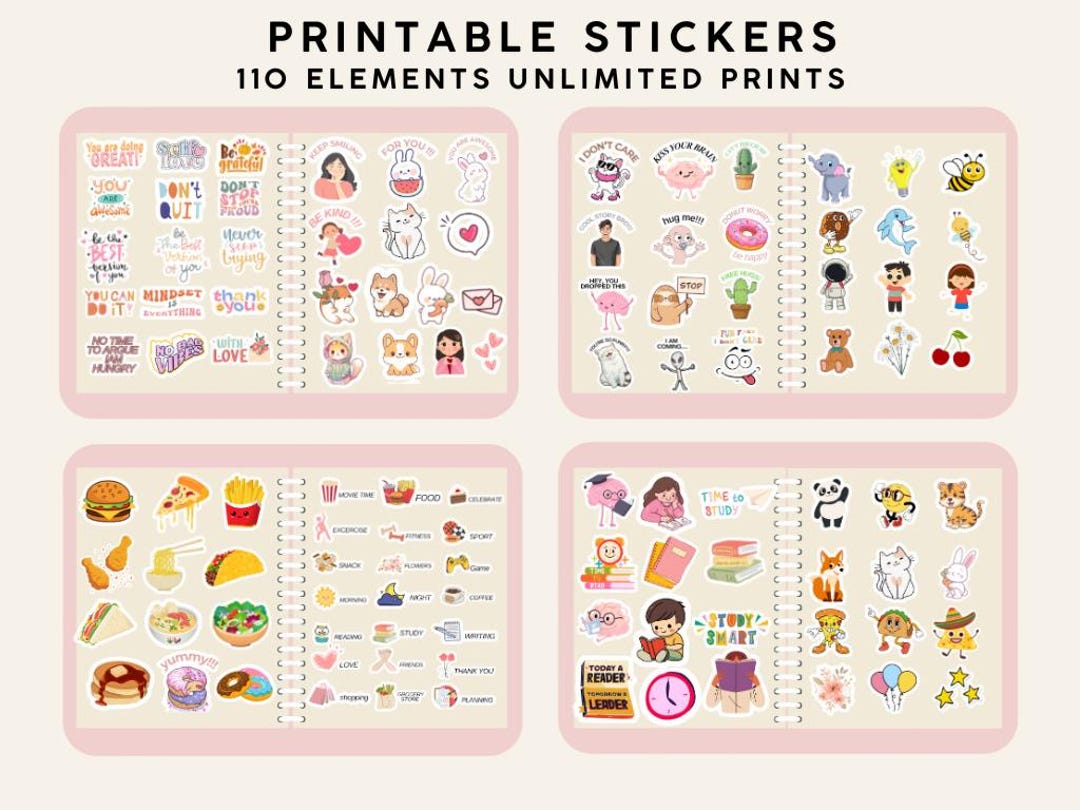 Everyday Life Digital Stickers, Daily Planner Stickers, iPad Stickers ...