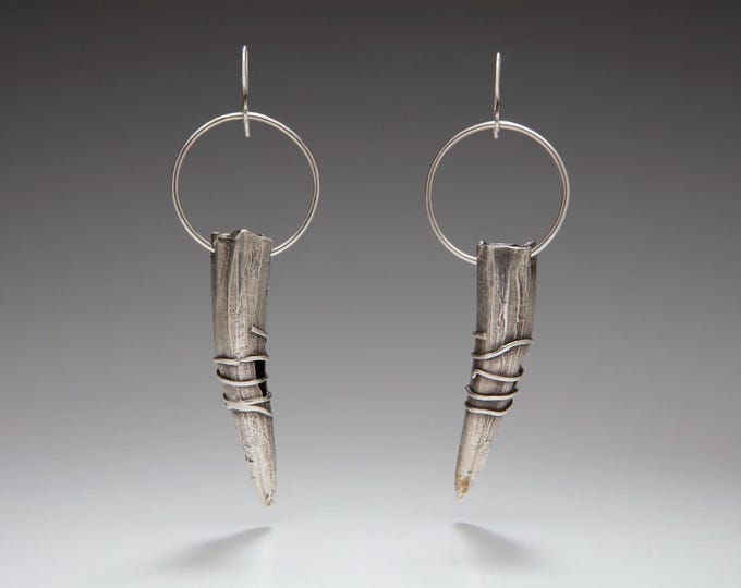 Deer Medicine Sterling Silver Earrings - One of a Kind