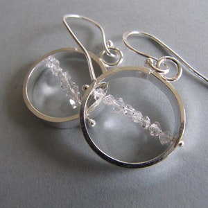 Herkimer Diamond Earrings in Sterling Silver image 7