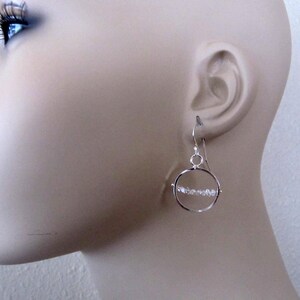 Herkimer Diamond Earrings in Sterling Silver image 3