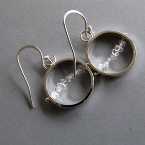 Herkimer Diamond Earrings in Sterling Silver image 4