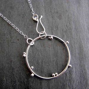 Silver Circle Necklace