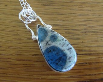 Pendant of K2 Jasper and Sterling Silver