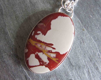 Noreena Jasper Pendant in Sterling Silver