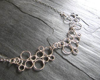 Sterling Silver "Bubbles" Necklace