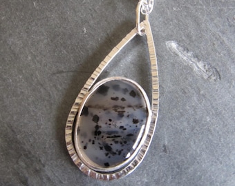 Pendant of Montana and Sterling Silver