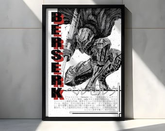 Berserk Anime Poster Print A3