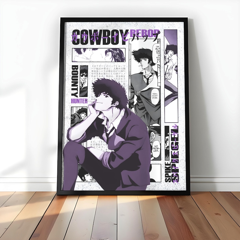 Cowboy Bebop - Spike - Utvald panelkonst bild 7