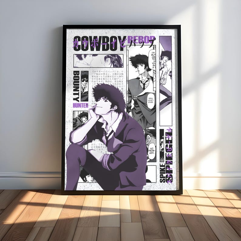 Cowboy Bebop - Spike - Utvald panelkonst bild 3