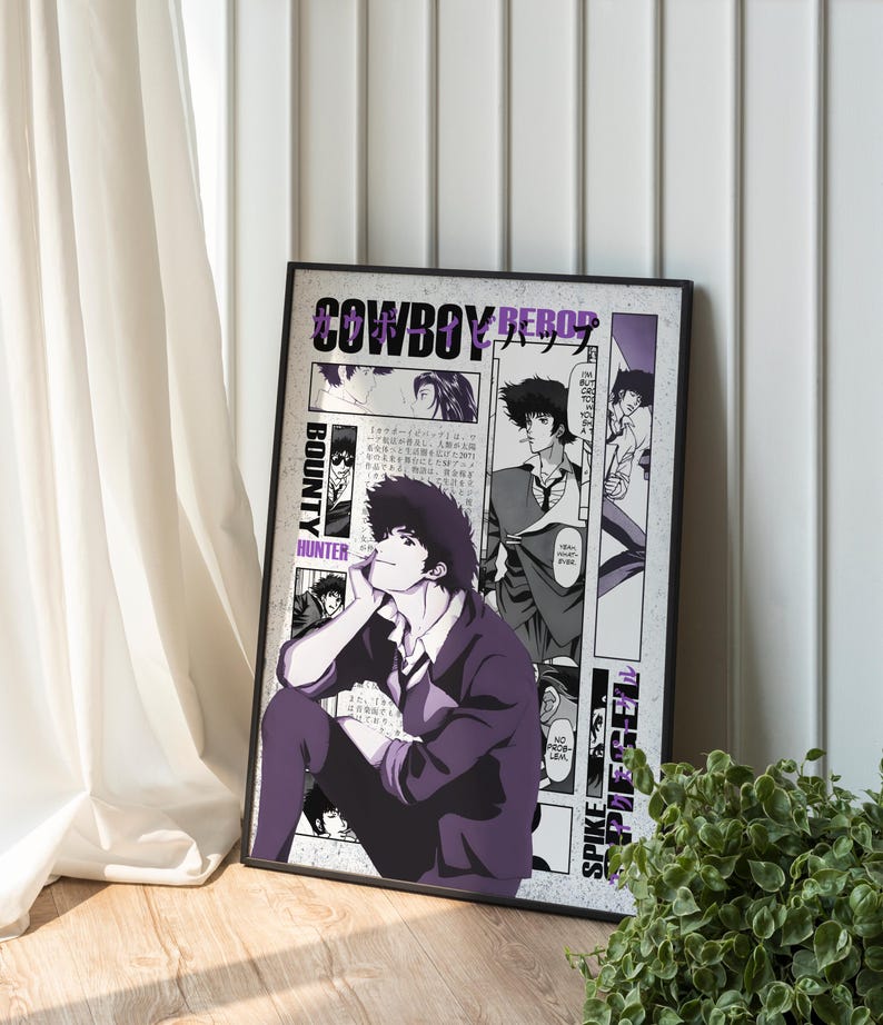 Cowboy Bebop - Spike - Utvald panelkonst bild 5