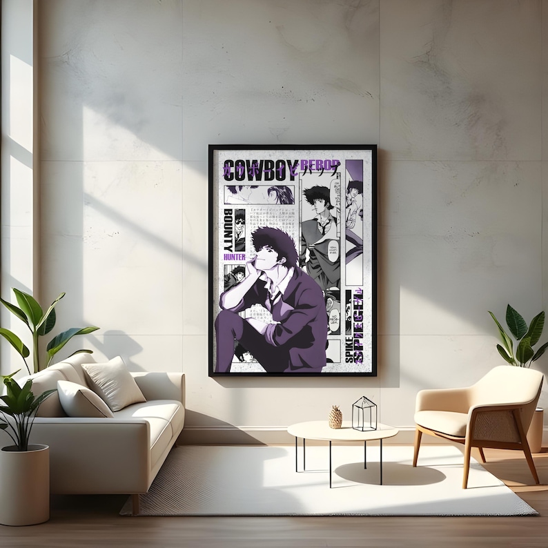 Cowboy Bebop - Spike - Utvald panelkonst bild 4