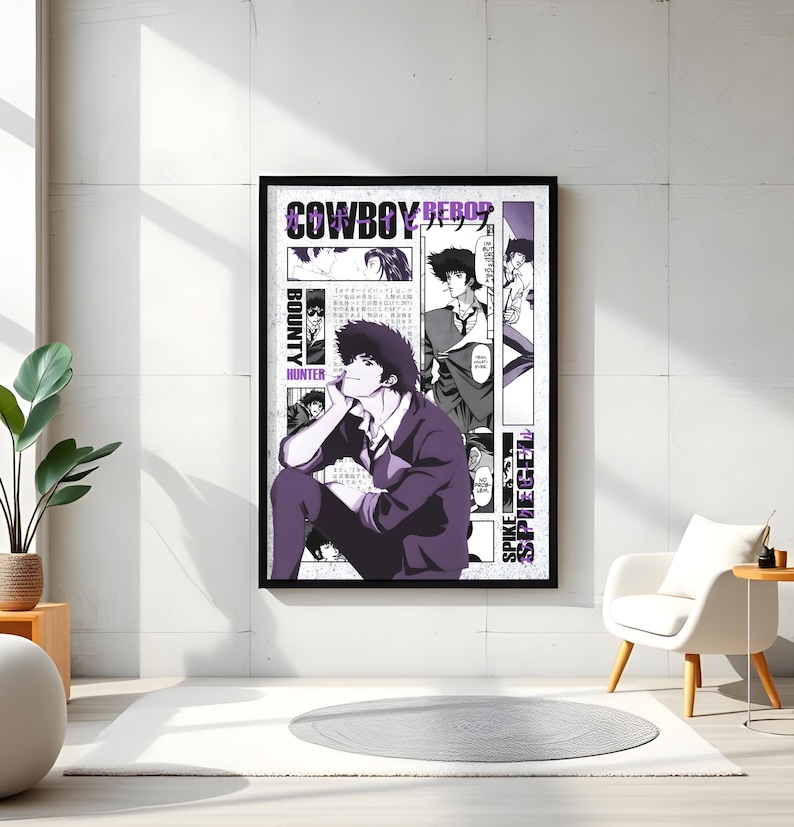 Cowboy Bebop - Spike - Utvald panelkonst bild 6