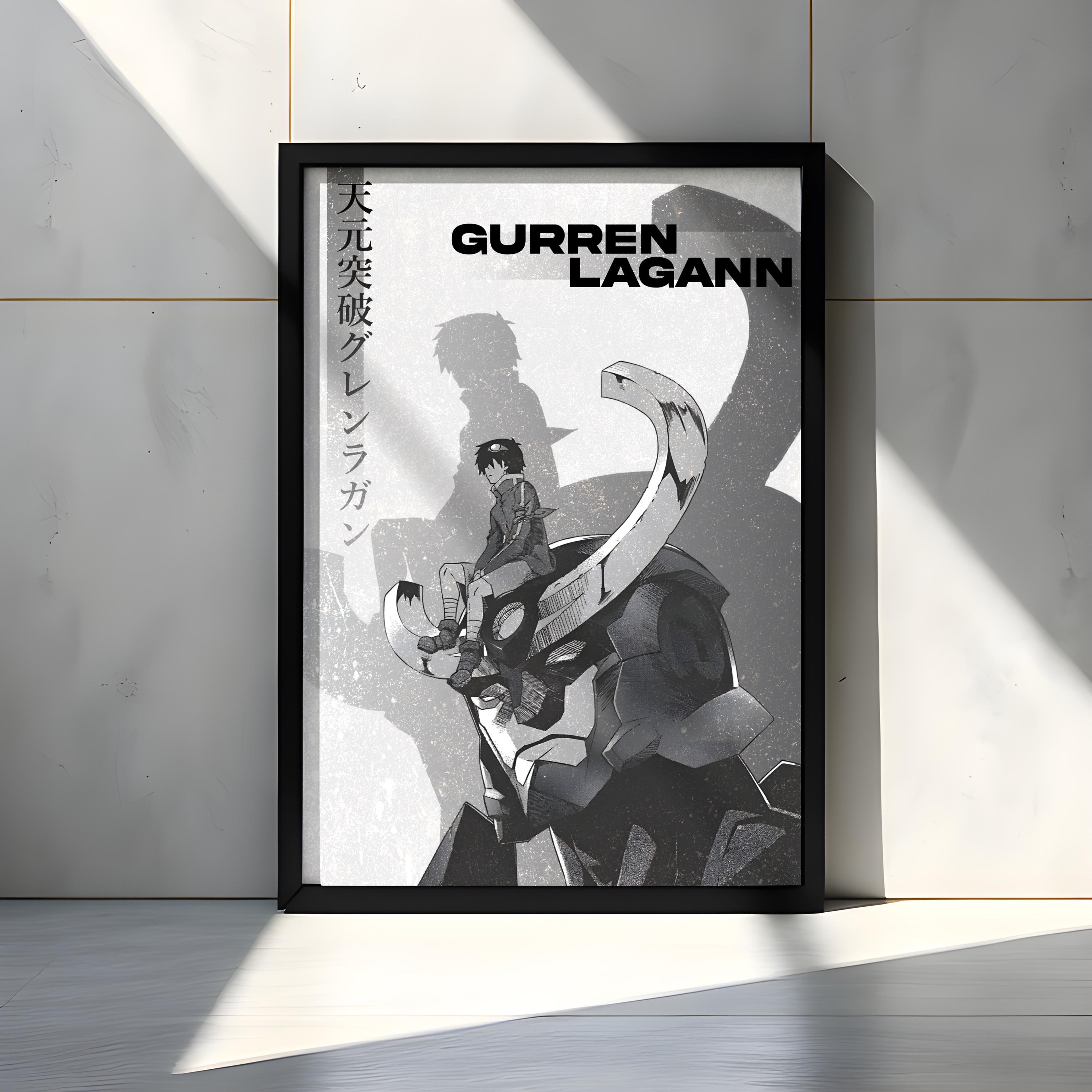 Gurren Lagann Anime Poster Print A3