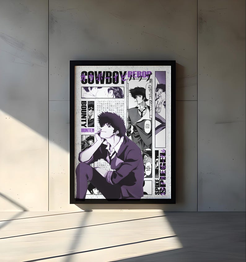 Cowboy Bebop - Spike - Utvald panelkonst bild 8