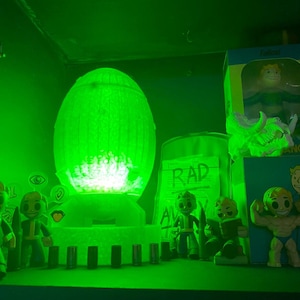 Mini Nuke lamp/container Fallout Inspired