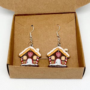 Brincos de casinha de gengibre!