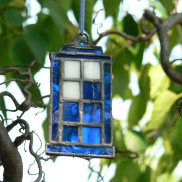 Stained Glass Mini Tardis