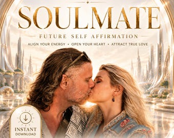 Soulmate Future Self Affirmation | Love & Relationship Reflection | Guided Digital PDF