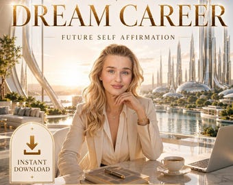 Dream Job Affirmation | Attract the Right Career Opportunity | Digital Download