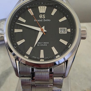 Custom Grand Seiko style, Automatic Watch, 43mm Stainless Steel Case, Striking Dial