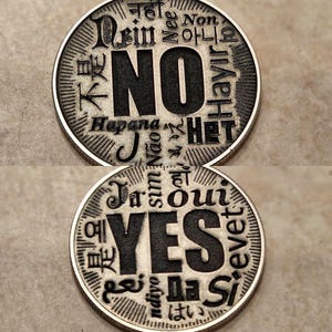 Yes/No Challenge Coin